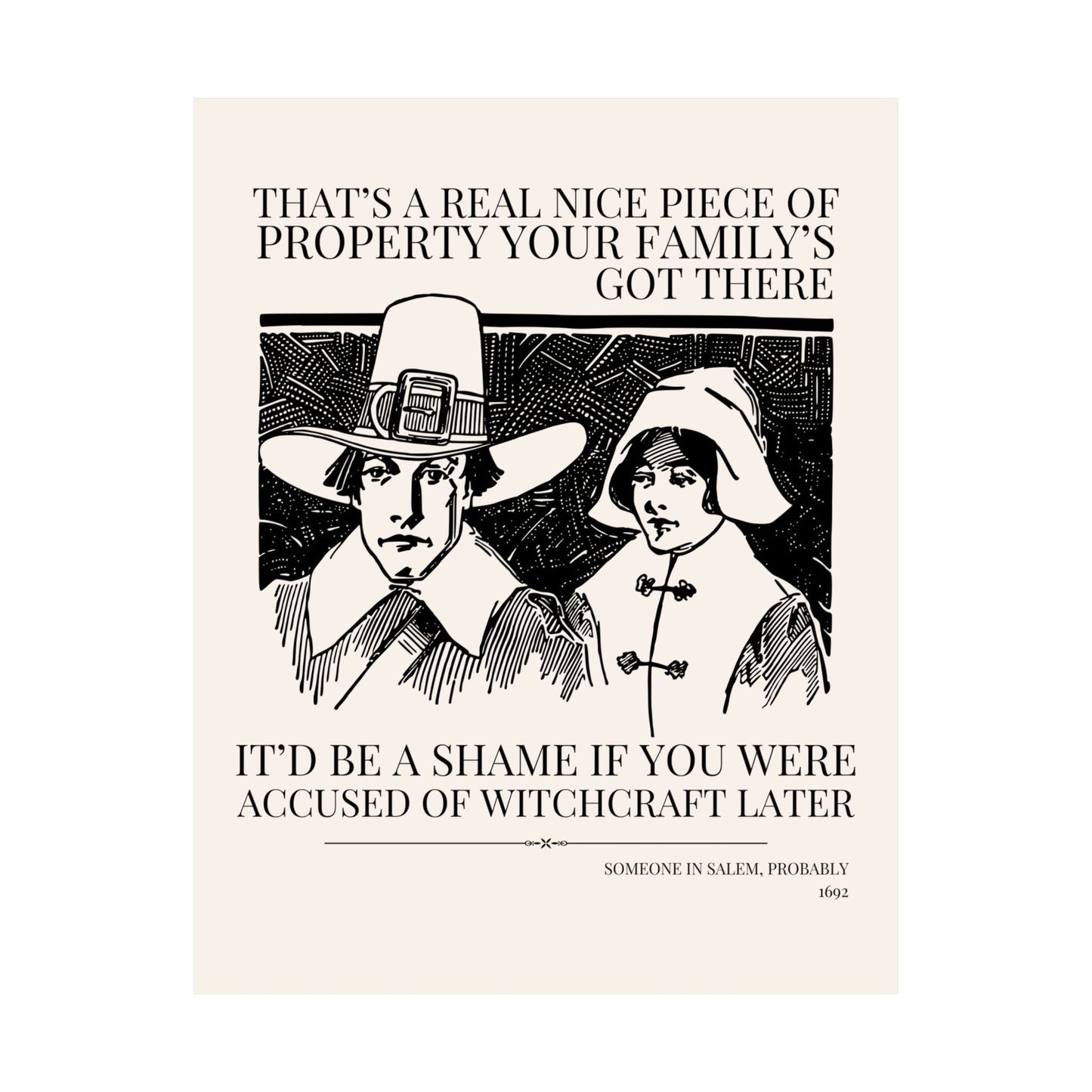 Salem Witch Trials: Property Poster