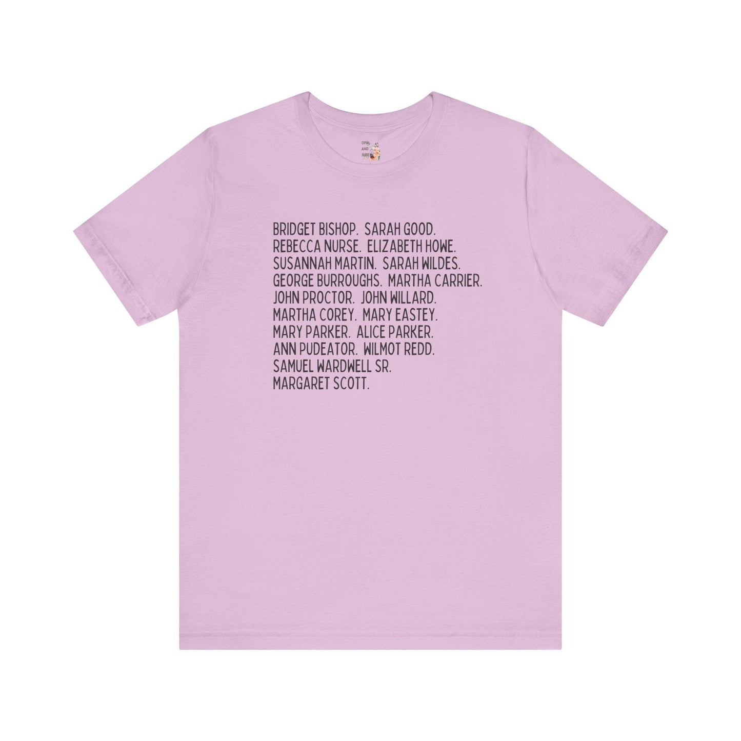 Salem Witch Trials Womens History Tee