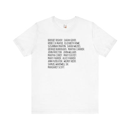 Salem Witch Trials Womens History Tee