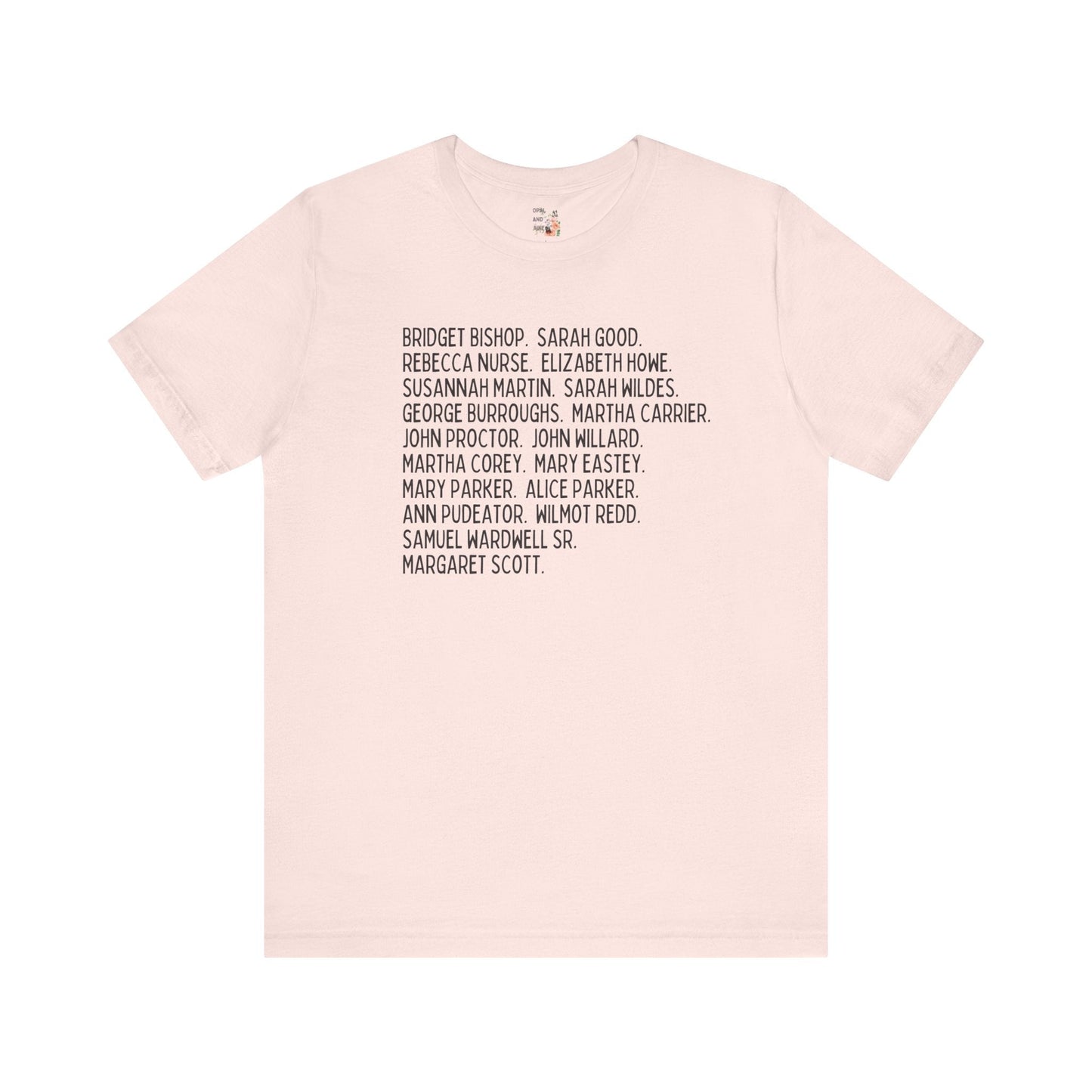 Salem Witch Trials Womens History Tee