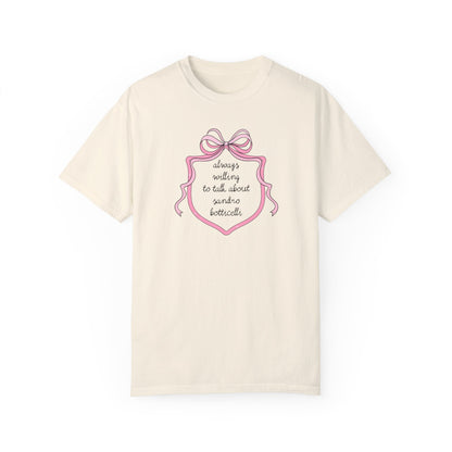 Sandro Botticelli Art History Tee
