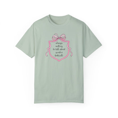 Sandro Botticelli Art History Tee