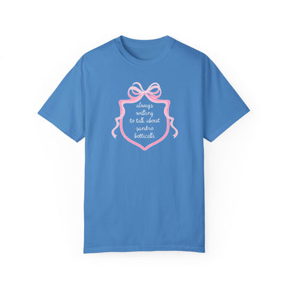 Sandro Botticelli Art History Tee