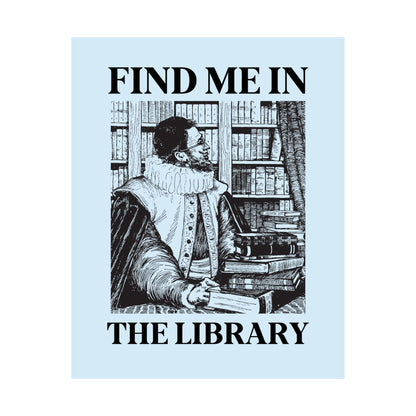 Find Me in the Library Poster