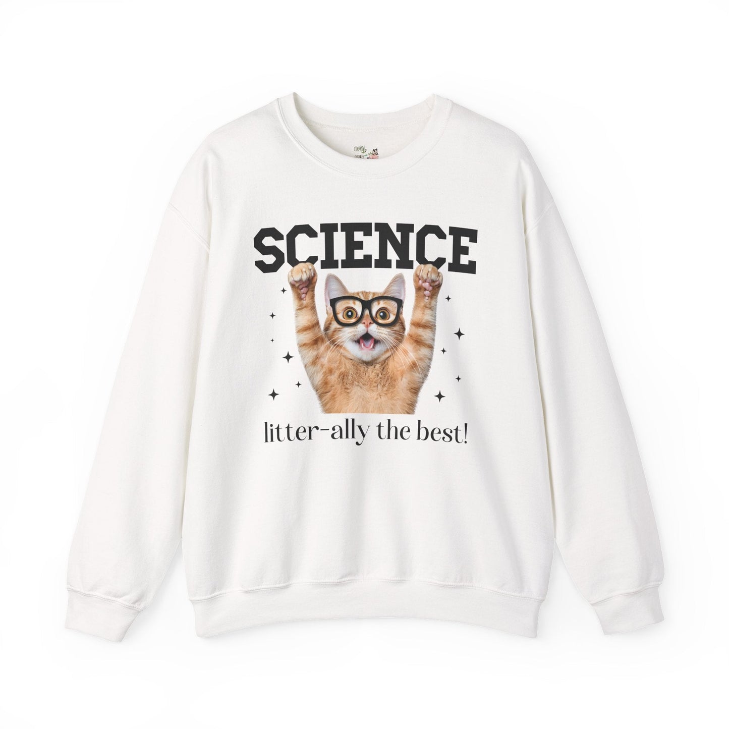 Science Teacher Cat Lover Sweatshirt