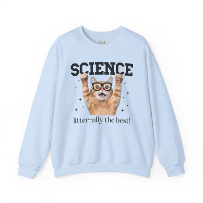 Science Teacher Cat Lover Sweatshirt