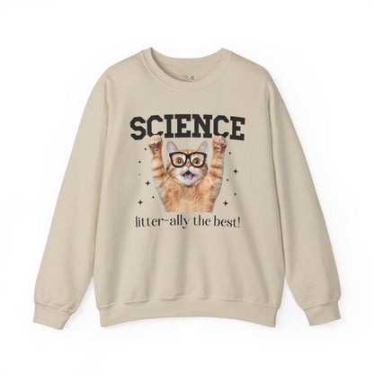 Science Teacher Cat Lover Sweatshirt