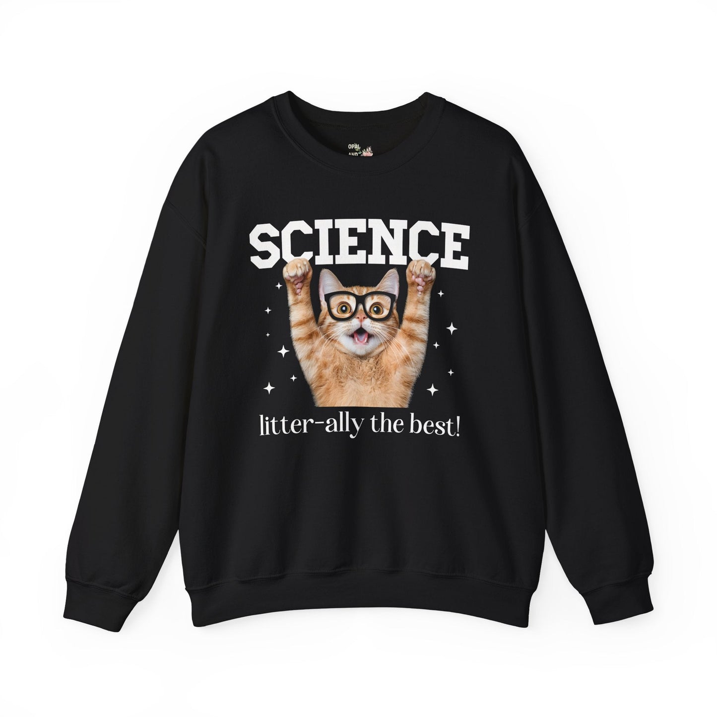 Science Teacher Cat Lover Sweatshirt