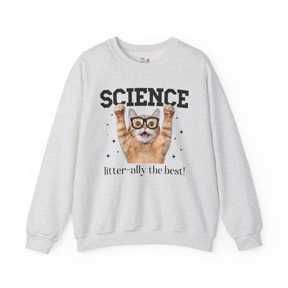 Science Teacher Cat Lover Sweatshirt