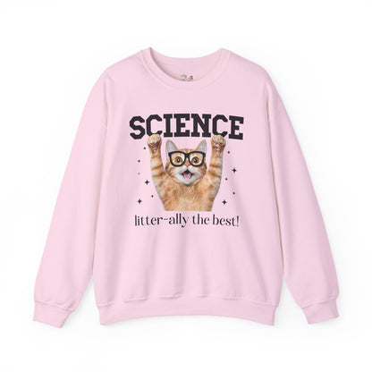 Science Teacher Cat Lover Sweatshirt