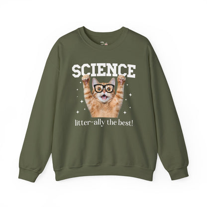 Science Teacher Cat Lover Sweatshirt