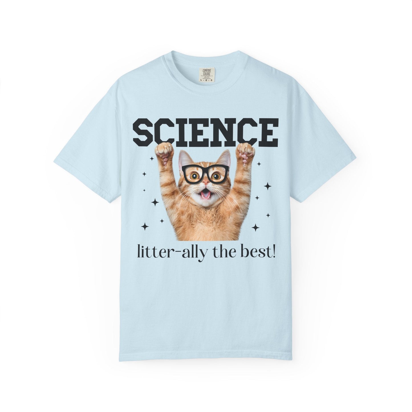 Science Teacher Cat Lover Tee