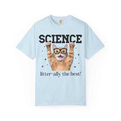 Science Teacher Cat Lover Tee