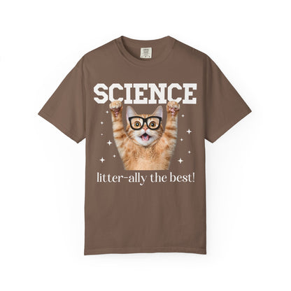 Science Teacher Cat Lover Tee