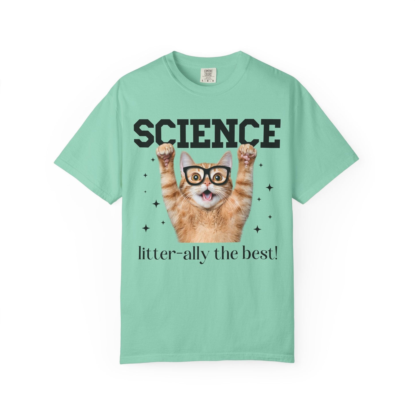 Science Teacher Cat Lover Tee