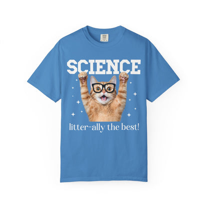 Science Teacher Cat Lover Tee
