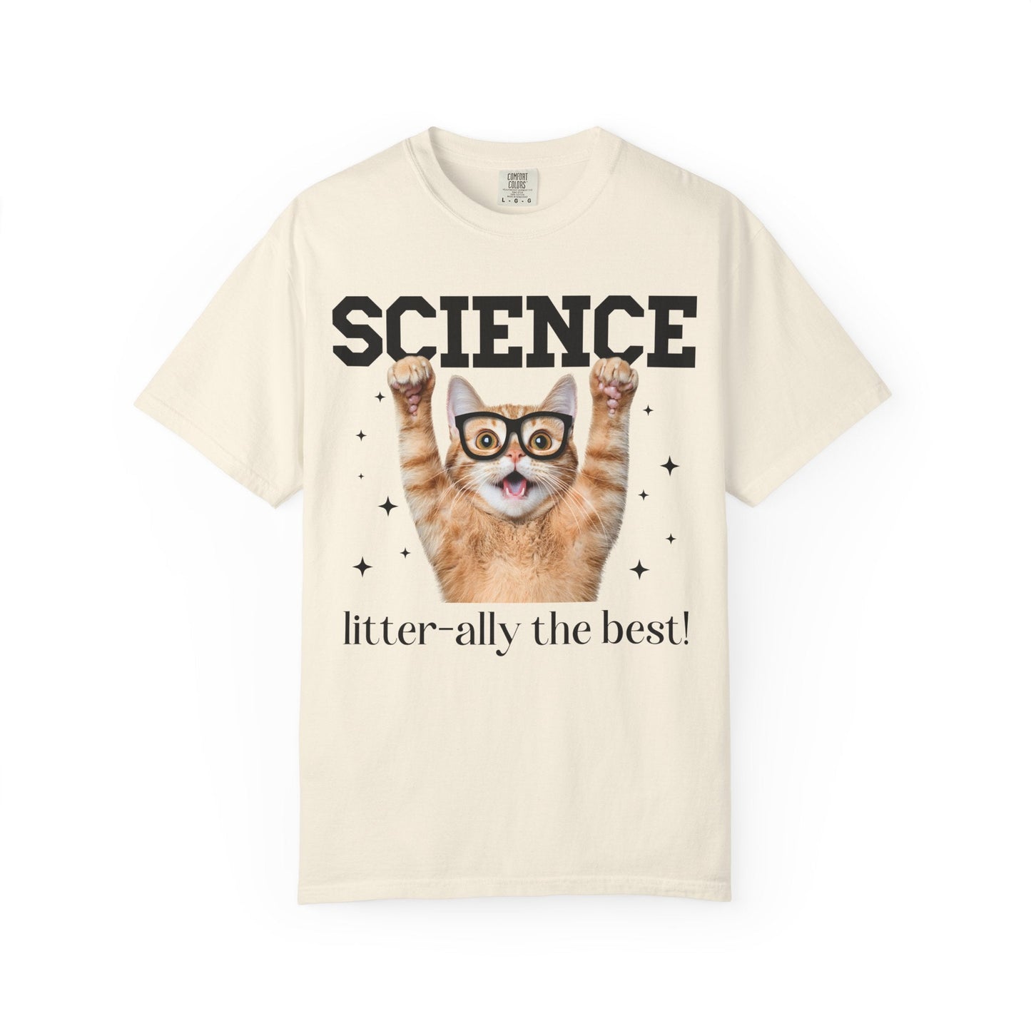 Science Teacher Cat Lover Tee