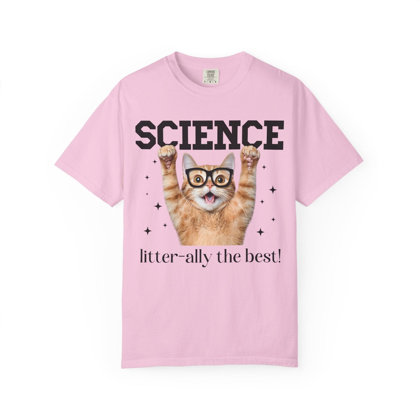 Science Teacher Cat Lover Tee