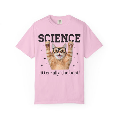 Science Teacher Cat Lover Tee