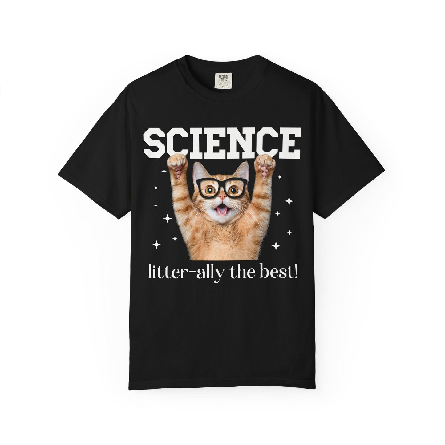 Science Teacher Cat Lover Tee