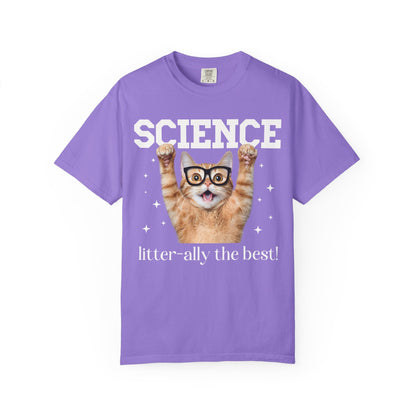 Science Teacher Cat Lover Tee