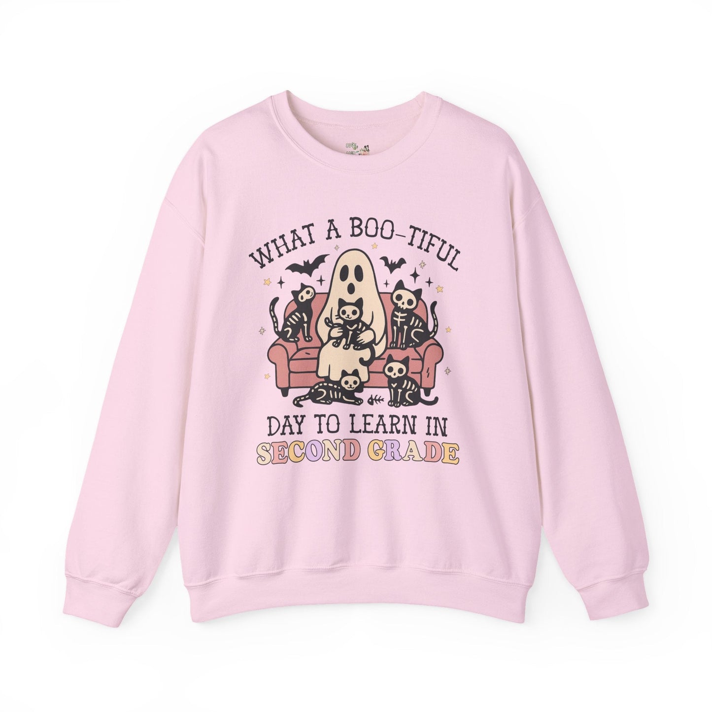 Second Grade Halloween Teacher Sweatshirt