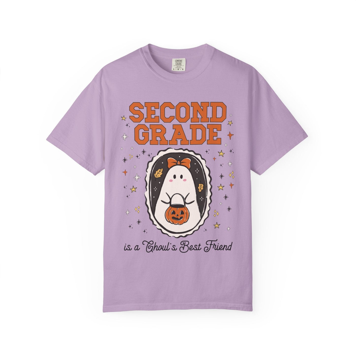 Second Grade Halloween Teacher Tee