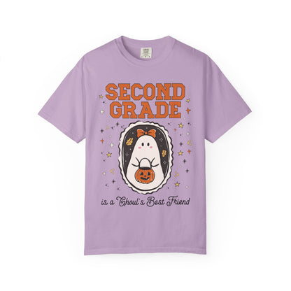 Second Grade Halloween Teacher Tee