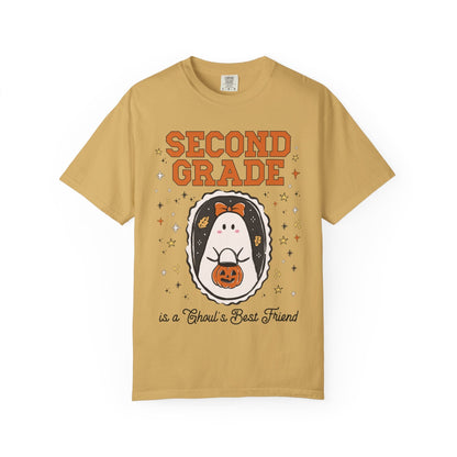 Second Grade Halloween Teacher Tee