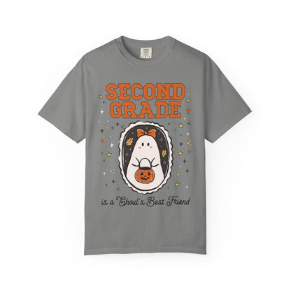 Second Grade Halloween Teacher Tee