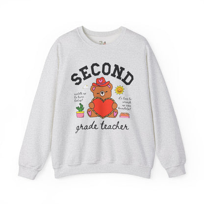 Second Grade Teacher Sweatshirt