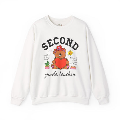 Second Grade Teacher Sweatshirt