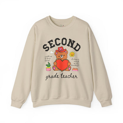 Second Grade Teacher Sweatshirt