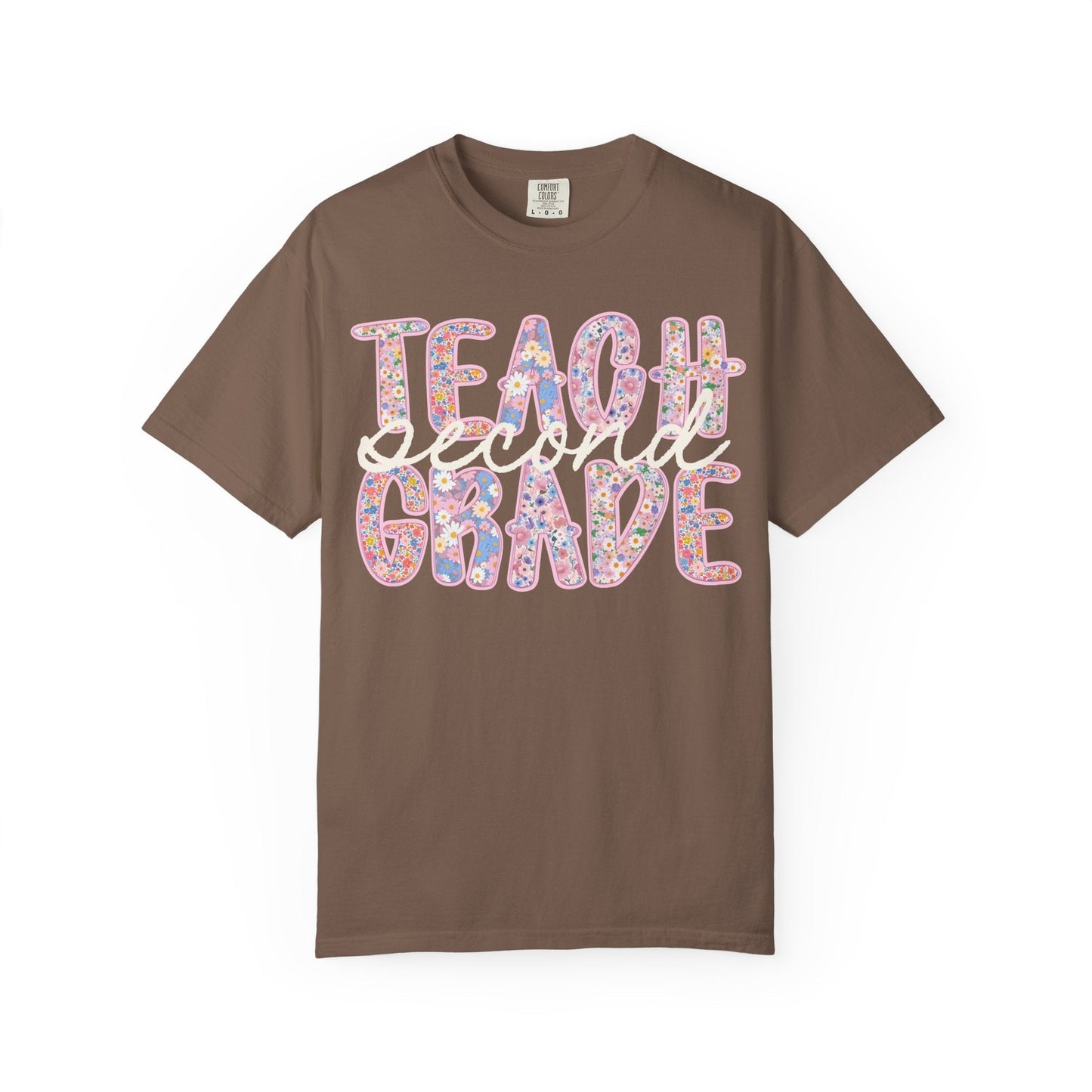 Floral Second Grade Teacher T-Shirt