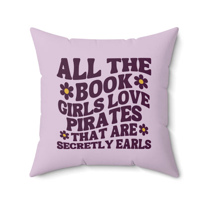 Secret Pirate Earls Pillow