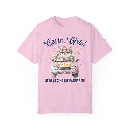 Seizing the Patriarchy Cat Lover Tee