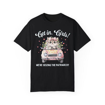 Seizing the Patriarchy Cat Lover Tee