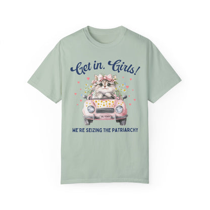 Seizing the Patriarchy Cat Lover Tee
