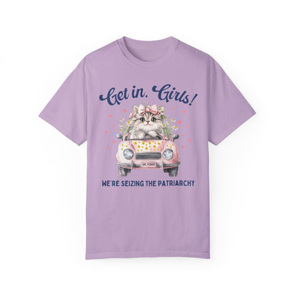 Seizing the Patriarchy Cat Lover Tee