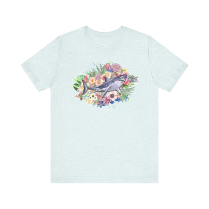 Shark T-Shirt: Summer Flowers