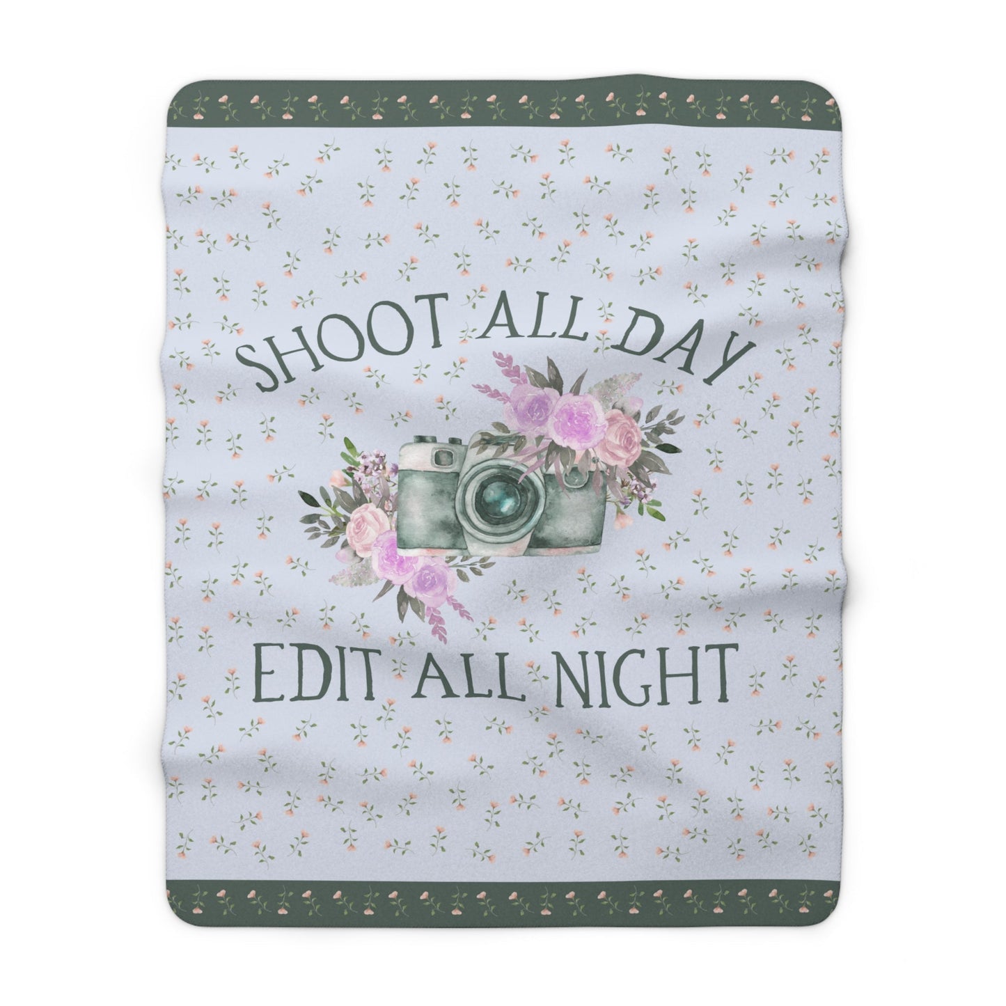 Shoot All Day, Edit All Night | Cozy Photographer Blanket for Her