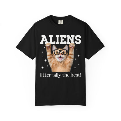 Silly Alien Lover Cat Tee