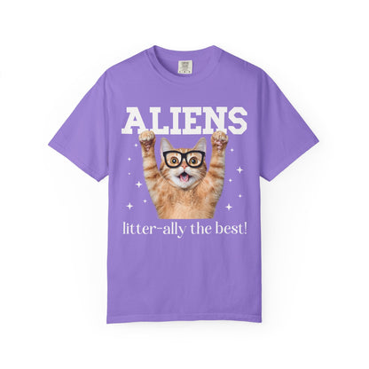 Silly Alien Lover Cat Tee