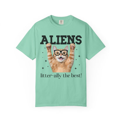 Silly Alien Lover Cat Tee