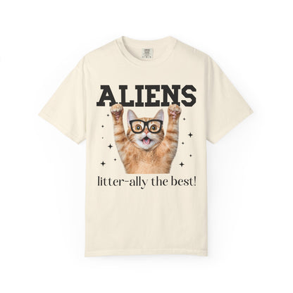 Silly Alien Lover Cat Tee