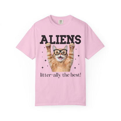 Silly Alien Lover Cat Tee