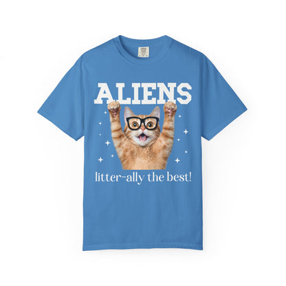 Silly Alien Lover Cat Tee
