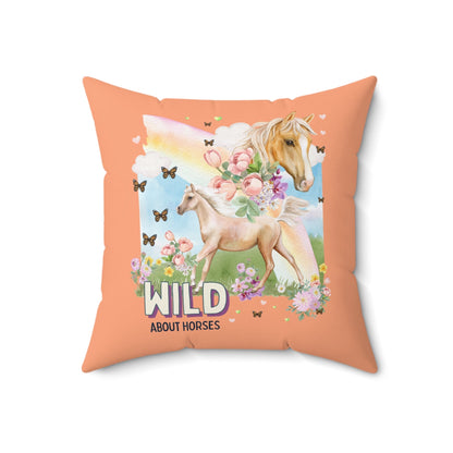 Silly and Kitschy Horse Pillow