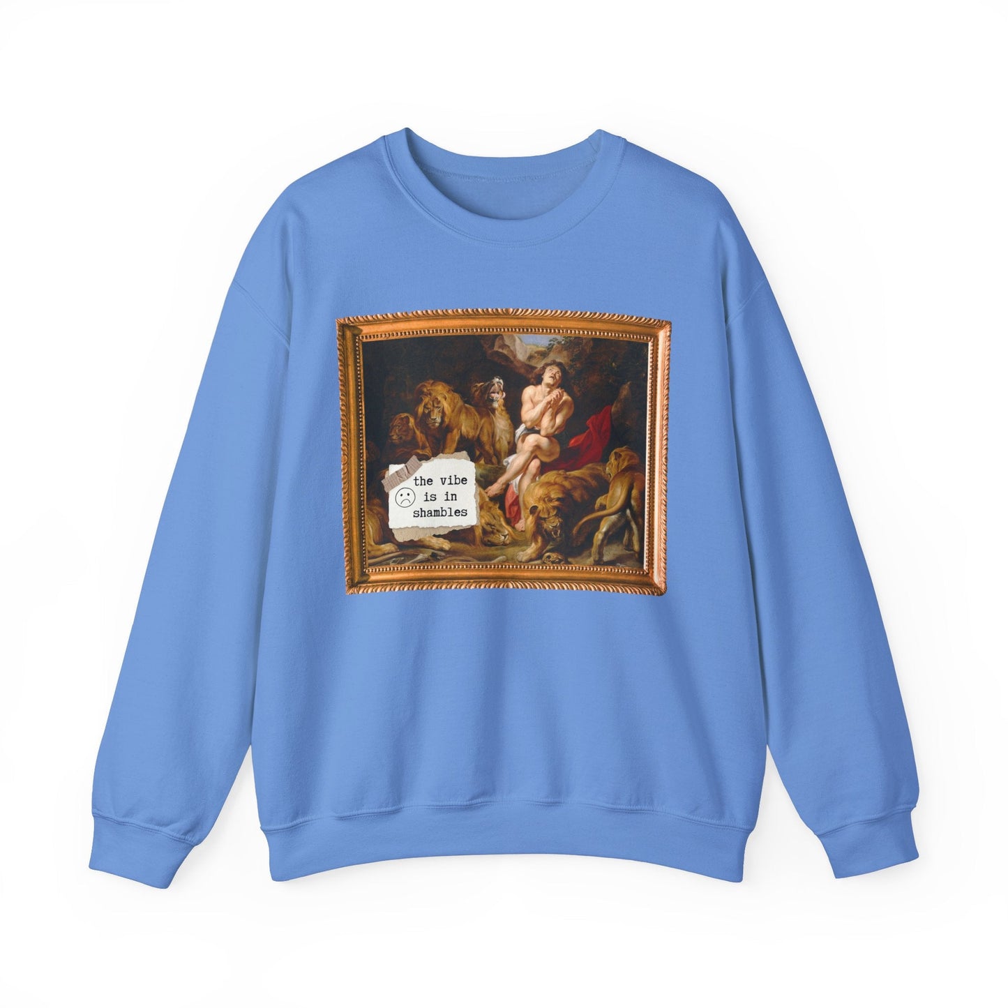 Art History Crewneck: The Vibe is in Shambles