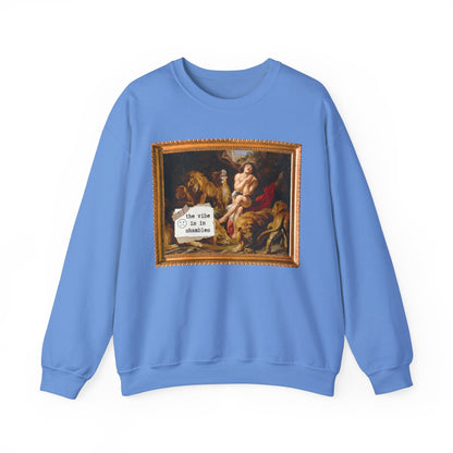 Art History Crewneck: The Vibe is in Shambles